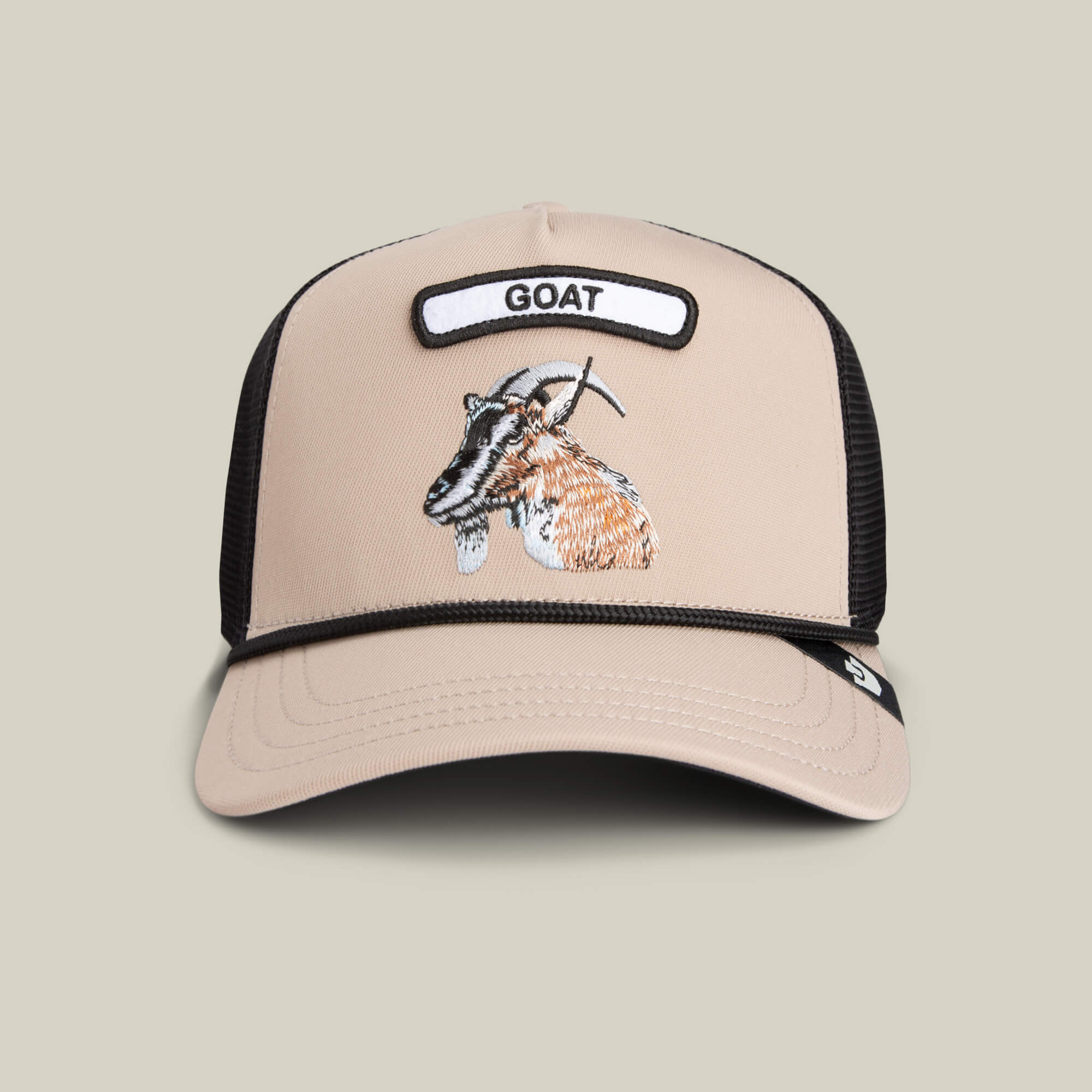 Goorin GB2 Goat Trucker Hat, Toast, One Size, Unisex 