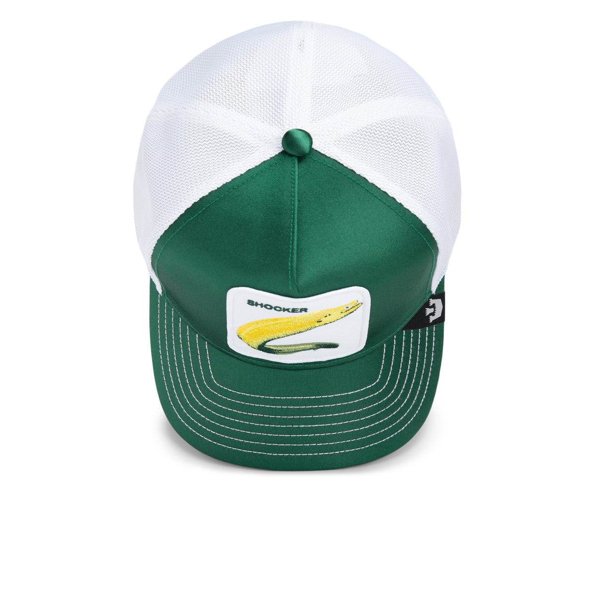 Goorin Bros. Live, Laugh, Toasterbath Trucker Hat, Green, One Size, Unisex
