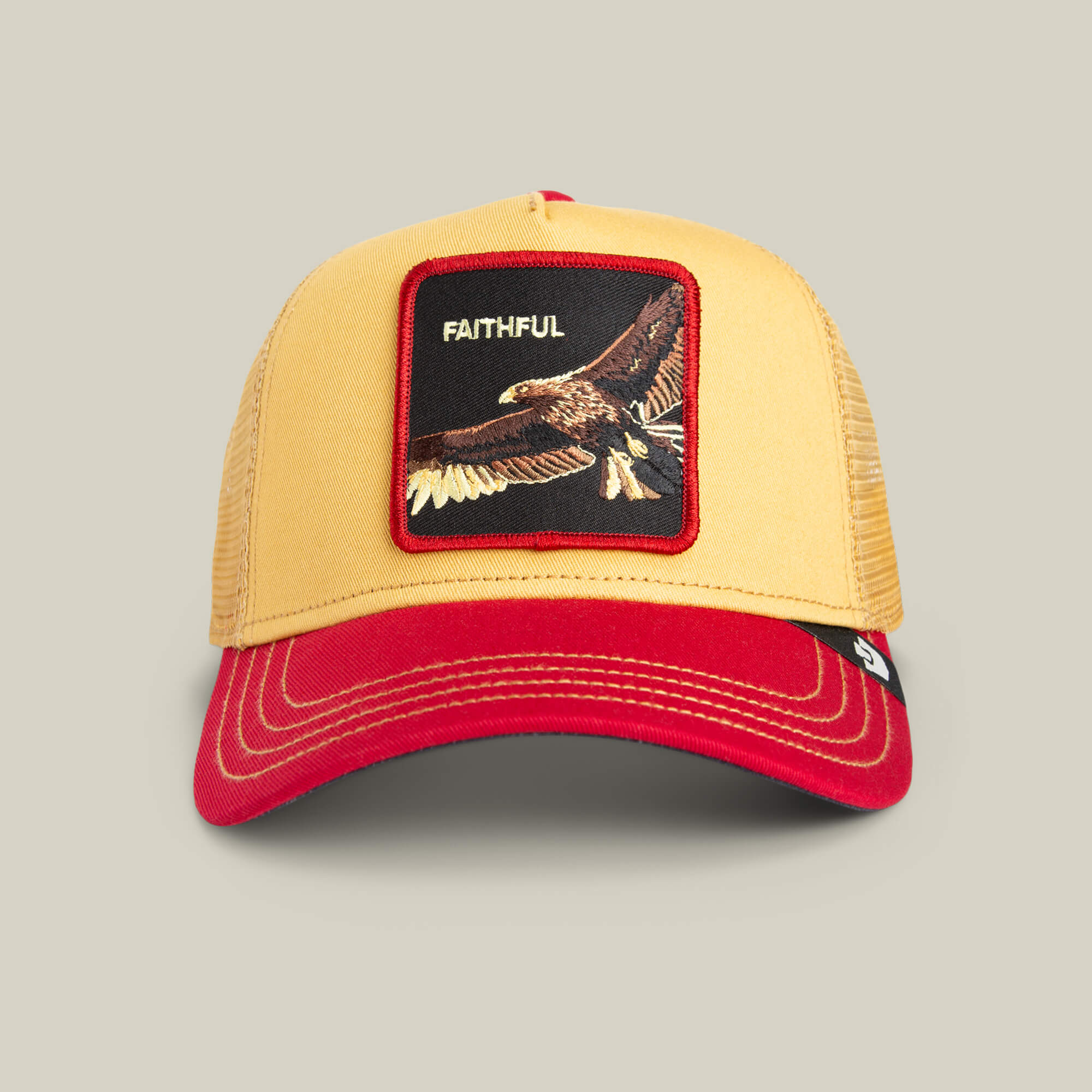 Goorin Bros First Class White and Red Eagle Kids Hat Goorin Bros The Farm Animal Trucker Exclusive THE CONCRETE  main image 2