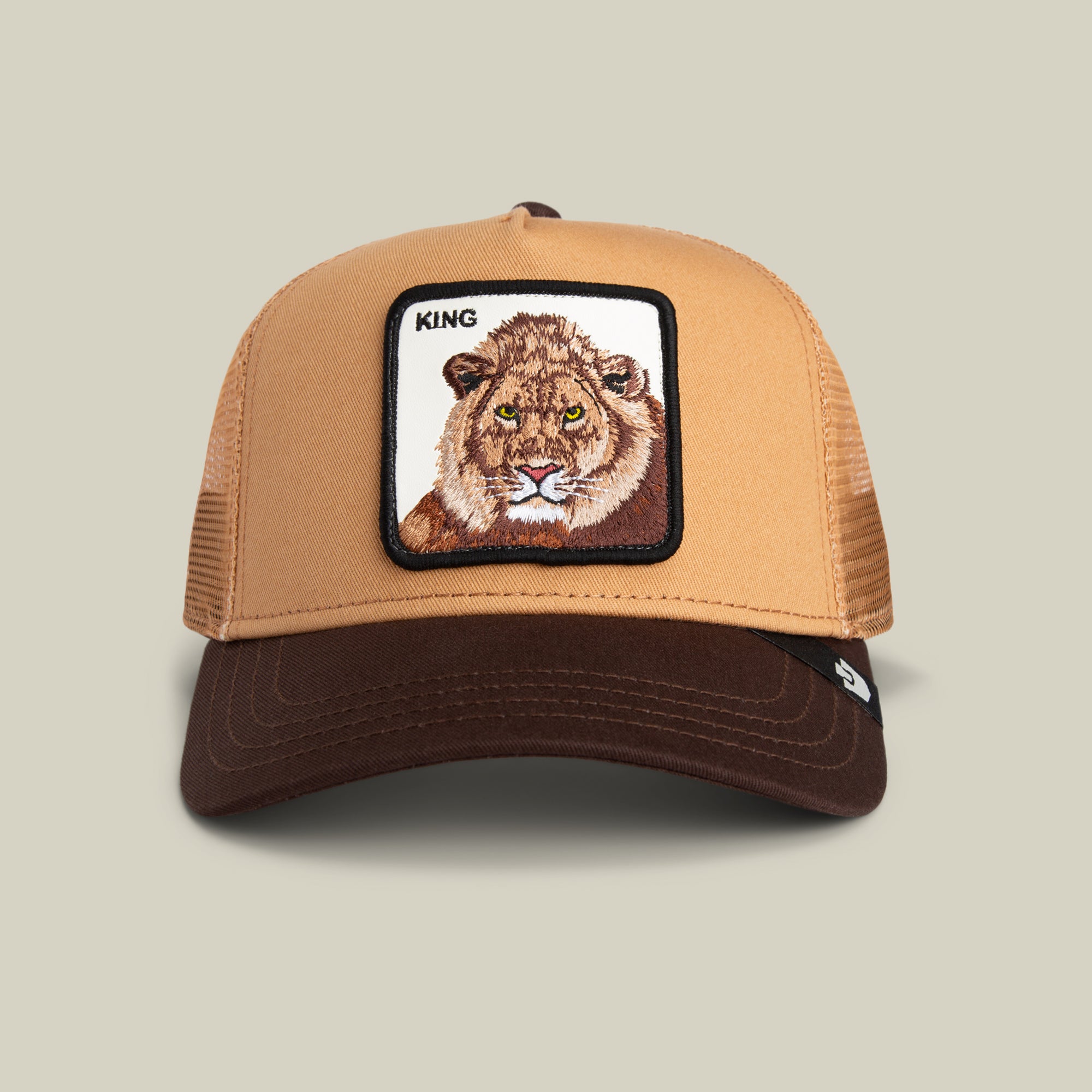 Goorin Bros King Tweed Hat The King Lion Trucker Cap by Goorin Bros. --> Shop Hats  main image 2