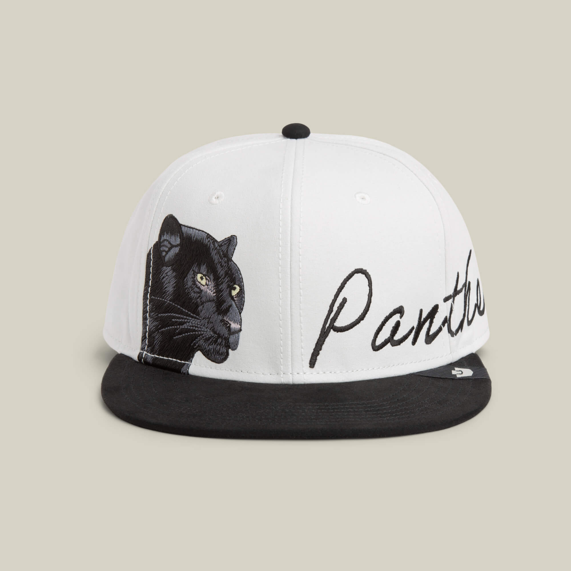 Goorin 6-Panel Panther Script Flatbrim Trucker Hat, Dust, Cotton