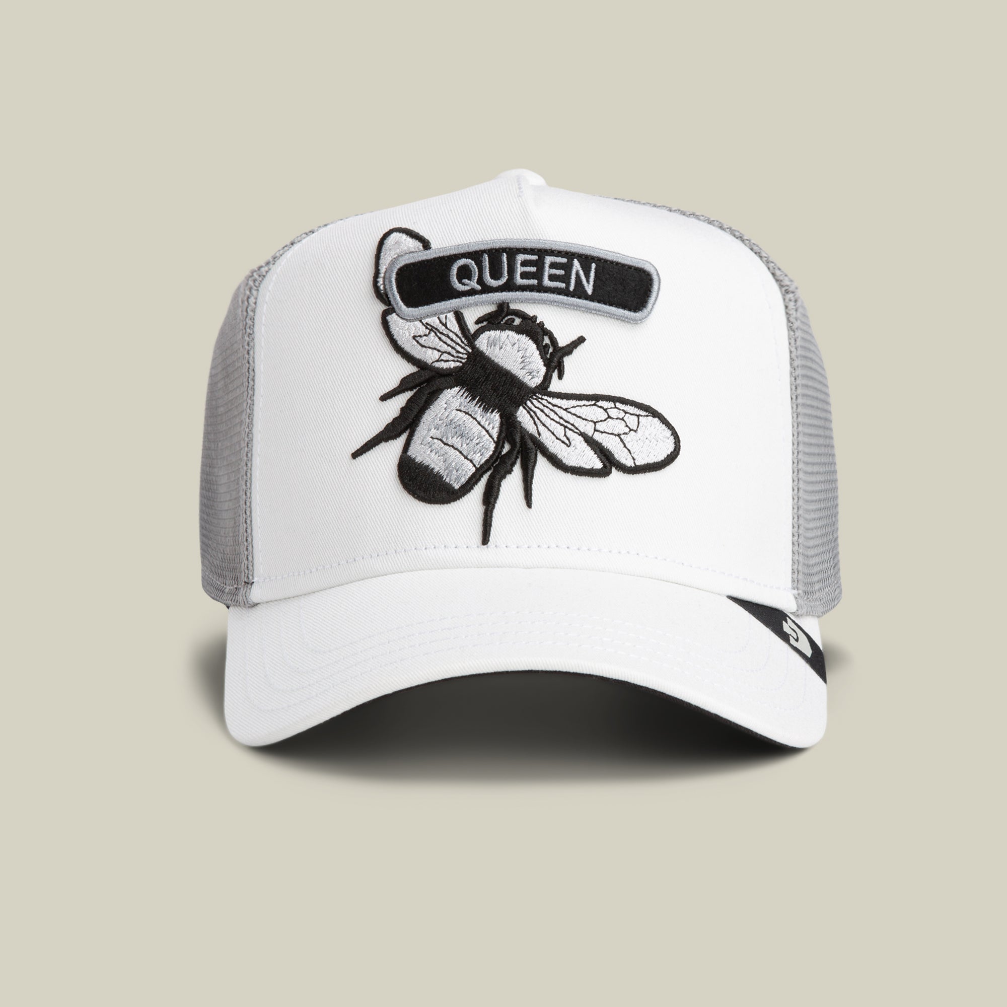 Queen Bee Embroidered Gray Trucker Hat Honey Bee Kryptek Camouflage Baseball Cap - Etsy main image 3