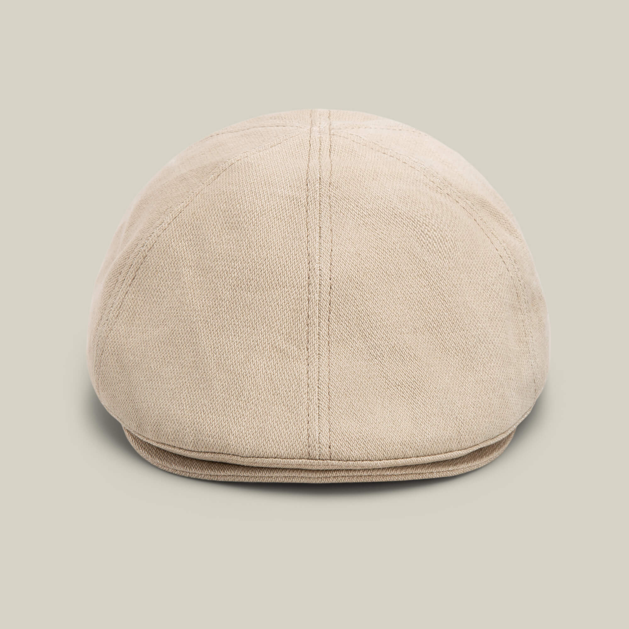 The Goorin Bros. Noisy Benjamin Paul flatcap in BISCUIT features textured fabric and is displayed from the front against a plain light background.