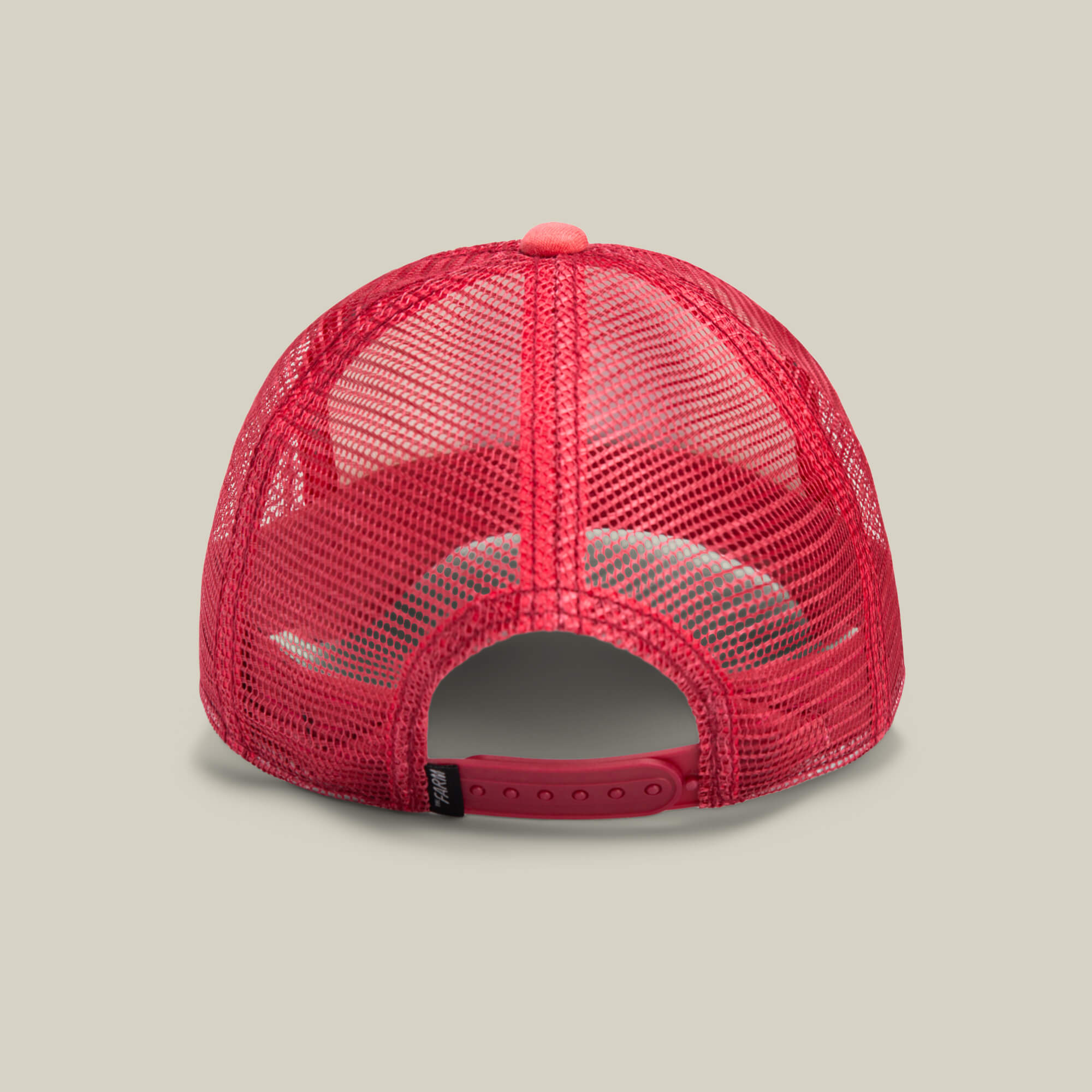 The Dodo Kiddo by Goorin Bros. is a red mesh kids cap seen from the back, with an adjustable snapback, a small black tag, and a playful, comfortable design.