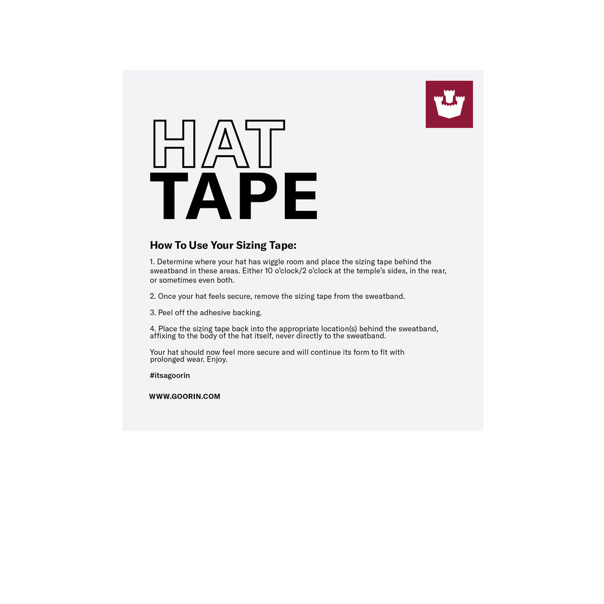Hat Tape Pack – Goorin Bros.