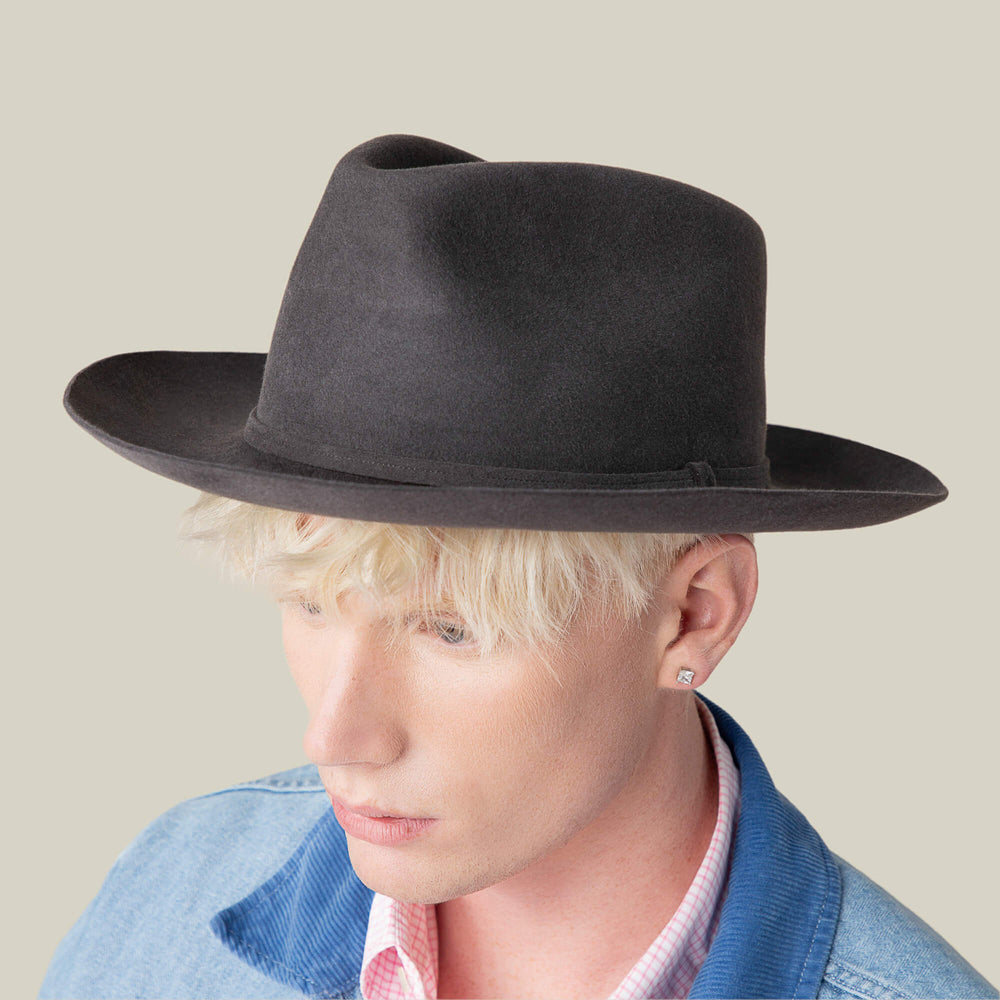 Goorin Night Hawk Wide Brim Merino Wool Felt Western  display picture 1
