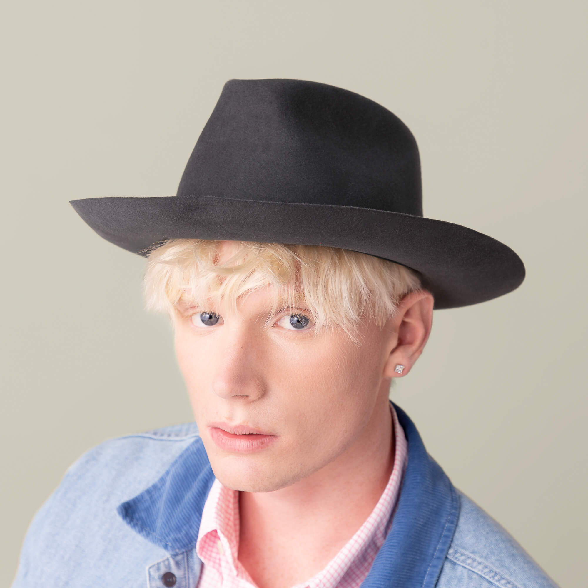 Goorin Night Hawk Wide Brim Merino Wool Felt Western 