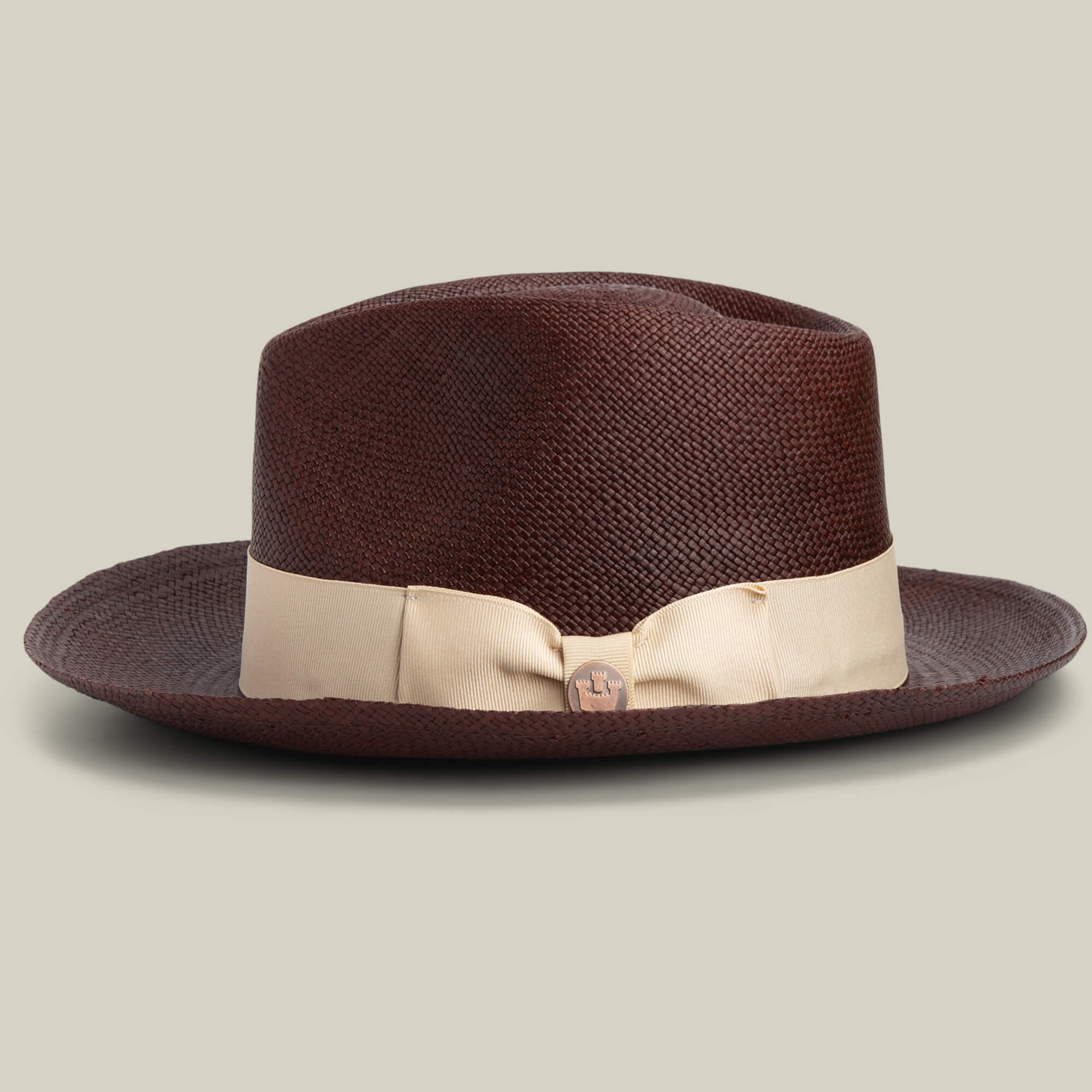 Goorin Bros Cream Boater Hat with Tan Band GOORIN BROS white straw hat - sz m | Mercari main image 2