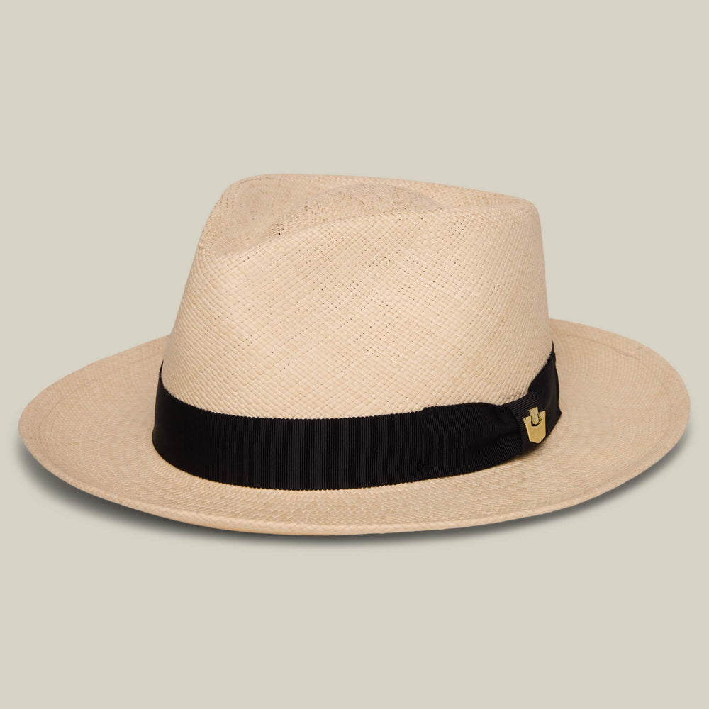 Goorin Bros Black Fedora with Gold, White & Black Band Small All Fedoras - Felt & Straw Brimmed Hats – Goorin Bros main image 3