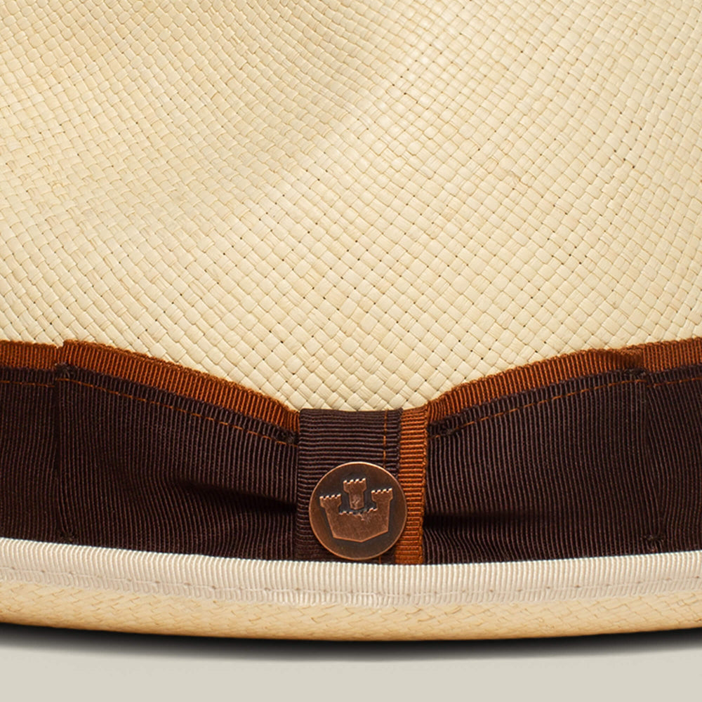 Goorin Bros Brown Straw Fedora with Band Goorin Hartman Wide Brim Toquilla Straw Fedora – Goorin Bros main image 2