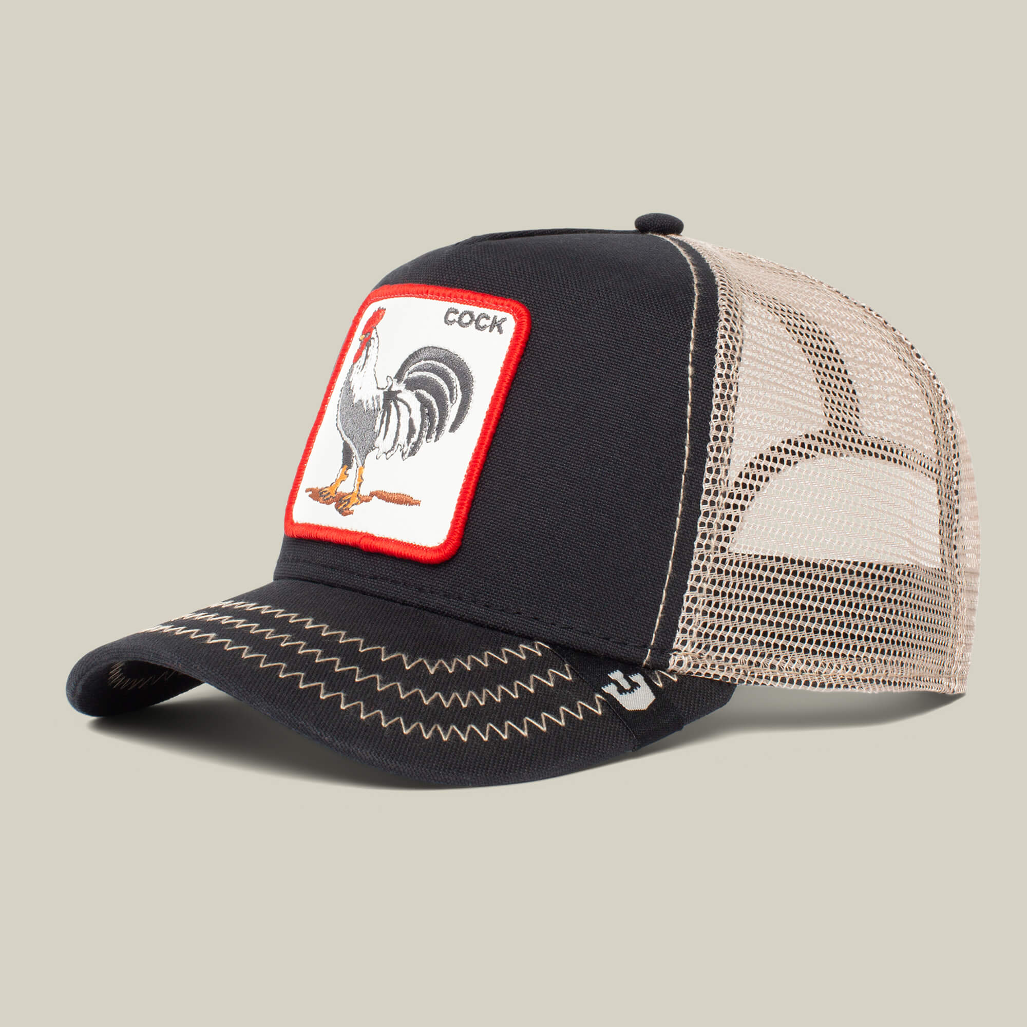 Goorin Bros Gang Of Birds Animal Farm Snapback Trucker Hat Amazon.com: Goorin Animal Farm N00B Grasshopper Limited  main image 2