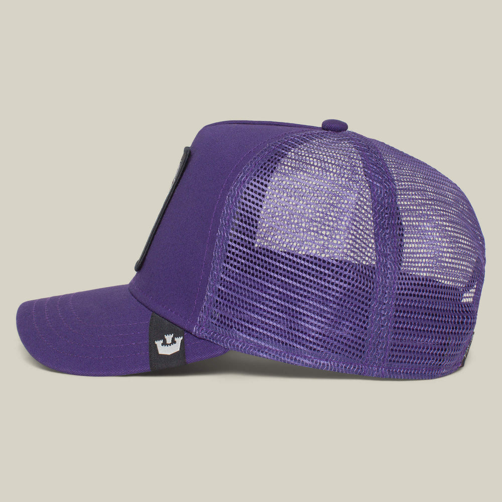 Goorin Bros Blue and Purple Trucker Hat Goorin The Lone Wolf Trucker Hat, One Size, Unisex – Goorin  main image 4