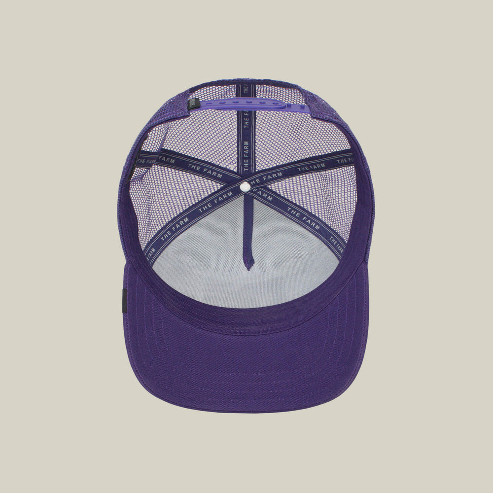 Goorin Bros Blue and Purple Trucker Hat Goorin The Lone Wolf Trucker Hat, One Size, Unisex – Goorin  main image 2