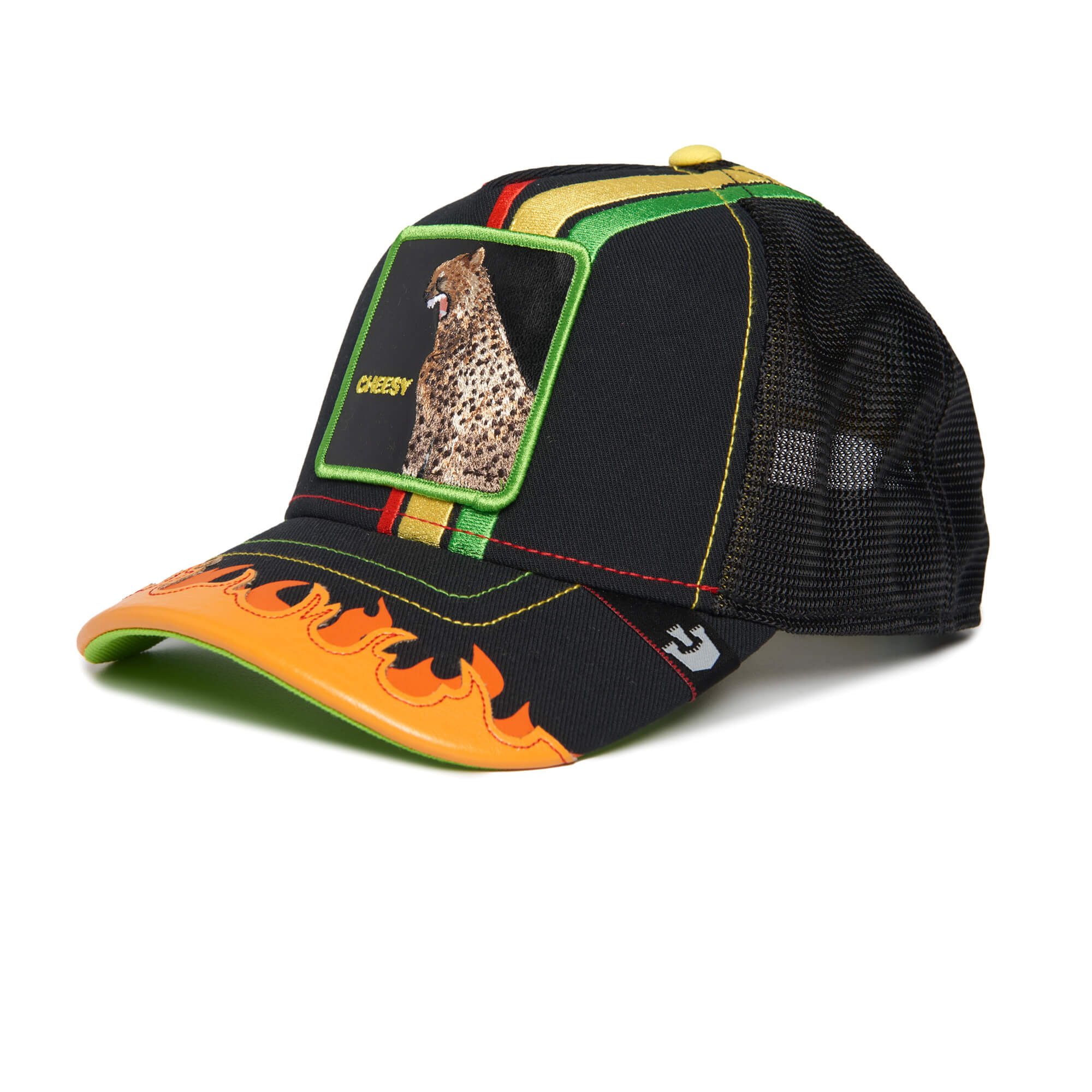 Goorin DANGEROUSLY Trucker Hat, Black, 90% polyester, 10% PU, One