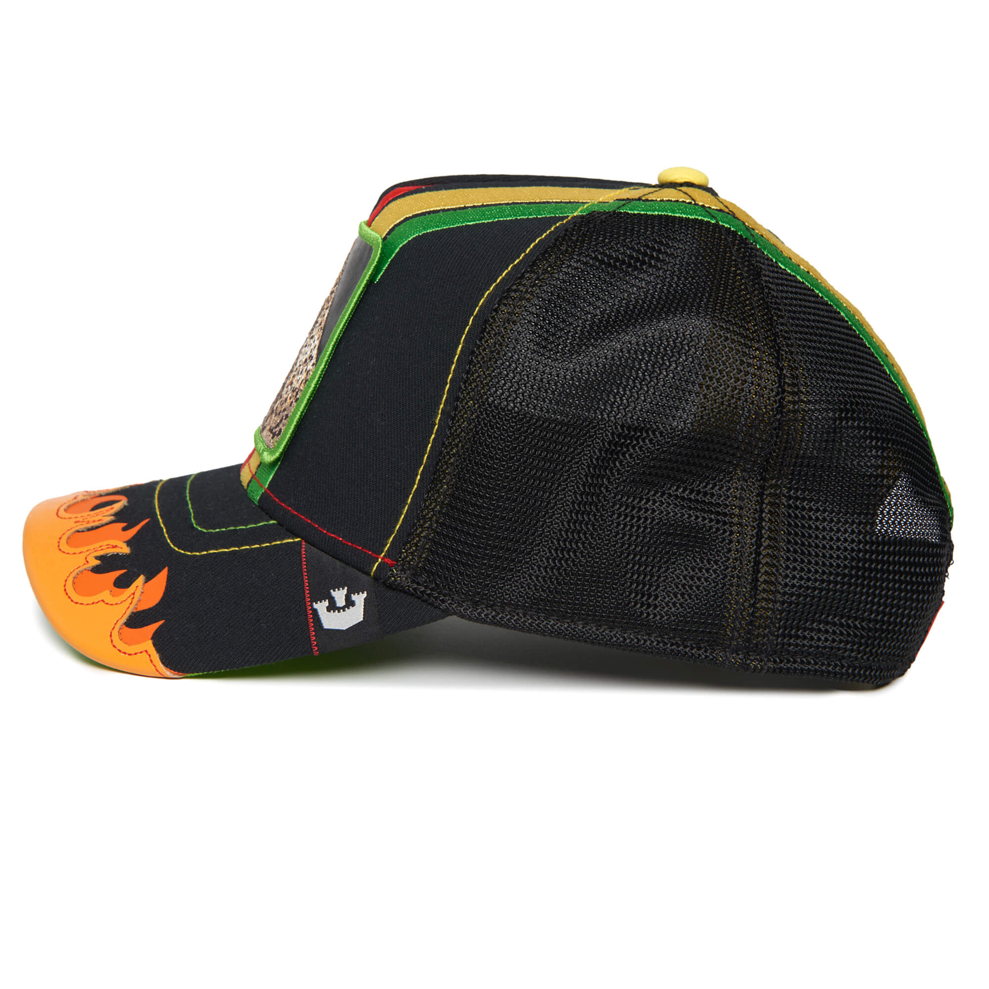 Goorin DANGEROUSLY Trucker Hat, Black, 90% polyester, 10% PU 