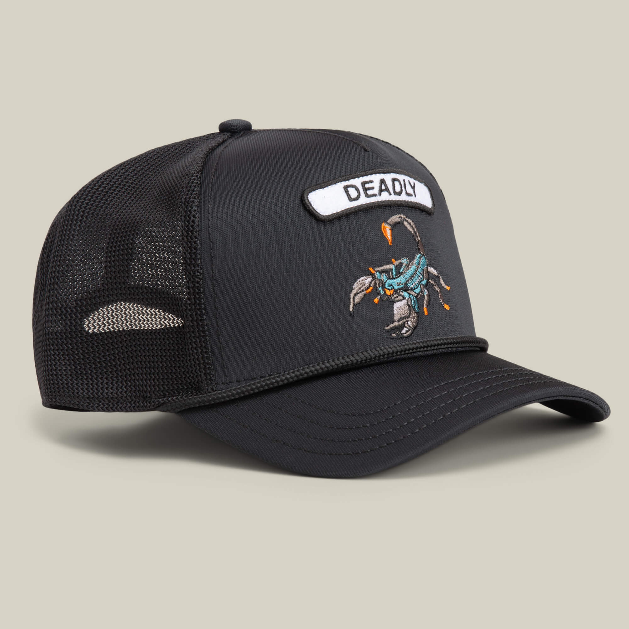 Goorin Bros. Trucker Cap King Dust Void Weiß Schwarz, Size:OneSize