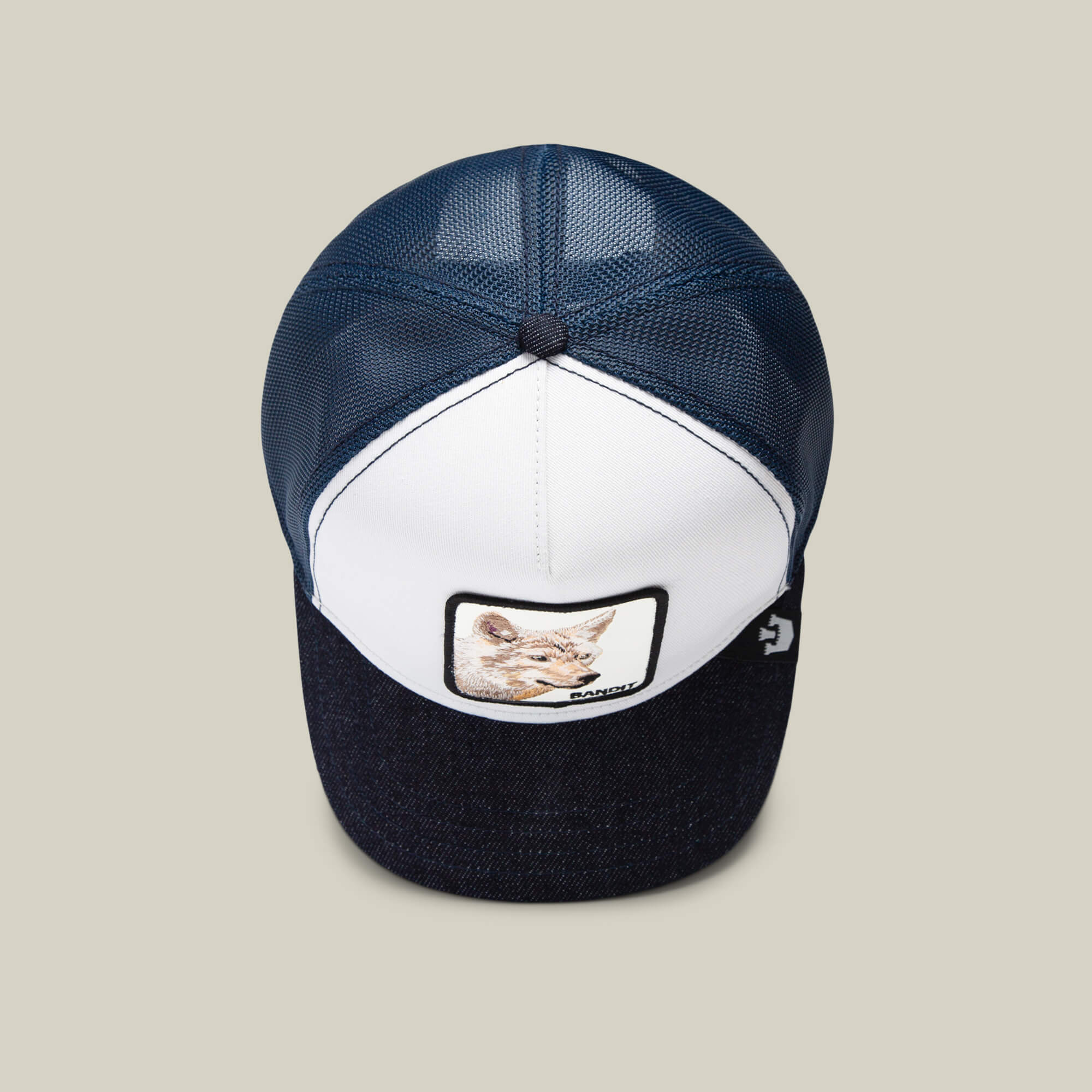 The Azure Bandit Hat Goorin Bros. The Bandit Coyote Trucker Hat, One Size, Unisex main image 3
