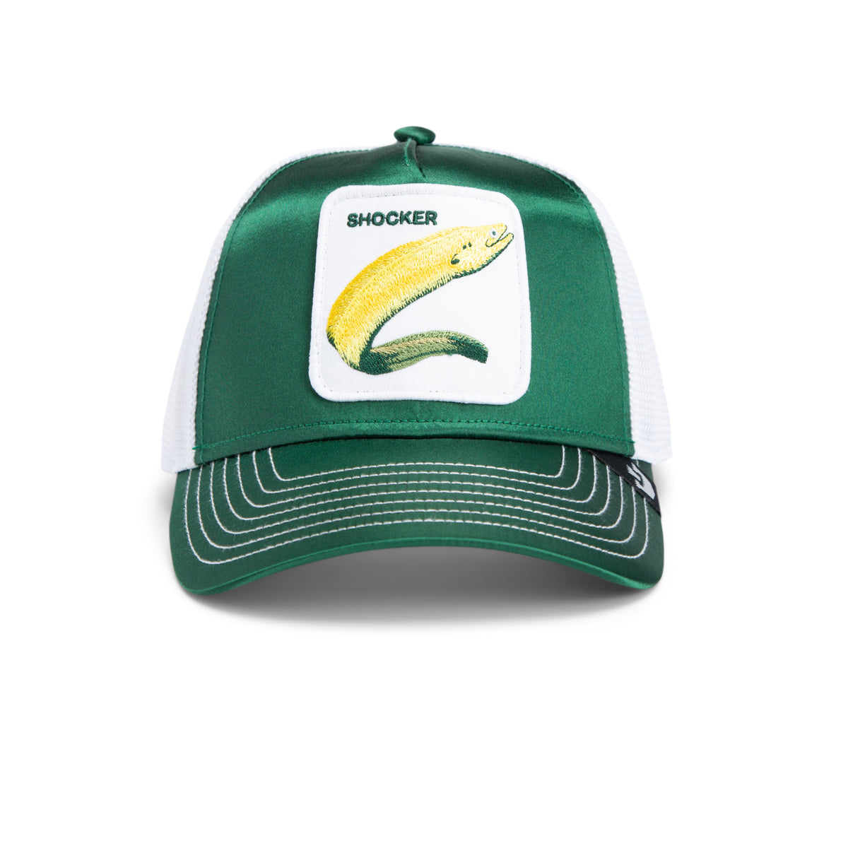 Goorin Bros. Live, Laugh, Toasterbath Trucker Hat, Green, One Size, Unisex
