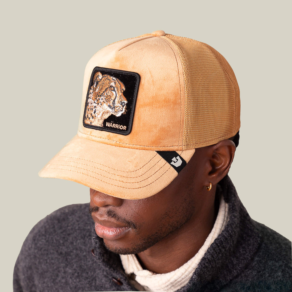 Goorin Velour Cheetah Trucker Hat, Heat, 100% Polyester, One  display picture 3