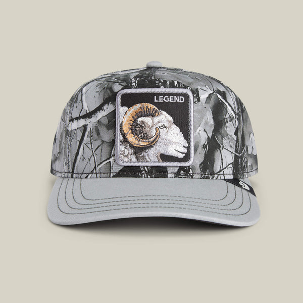 Goorin Legend Camo Low Profile Trucker Hat, Gloss Camo, One Size