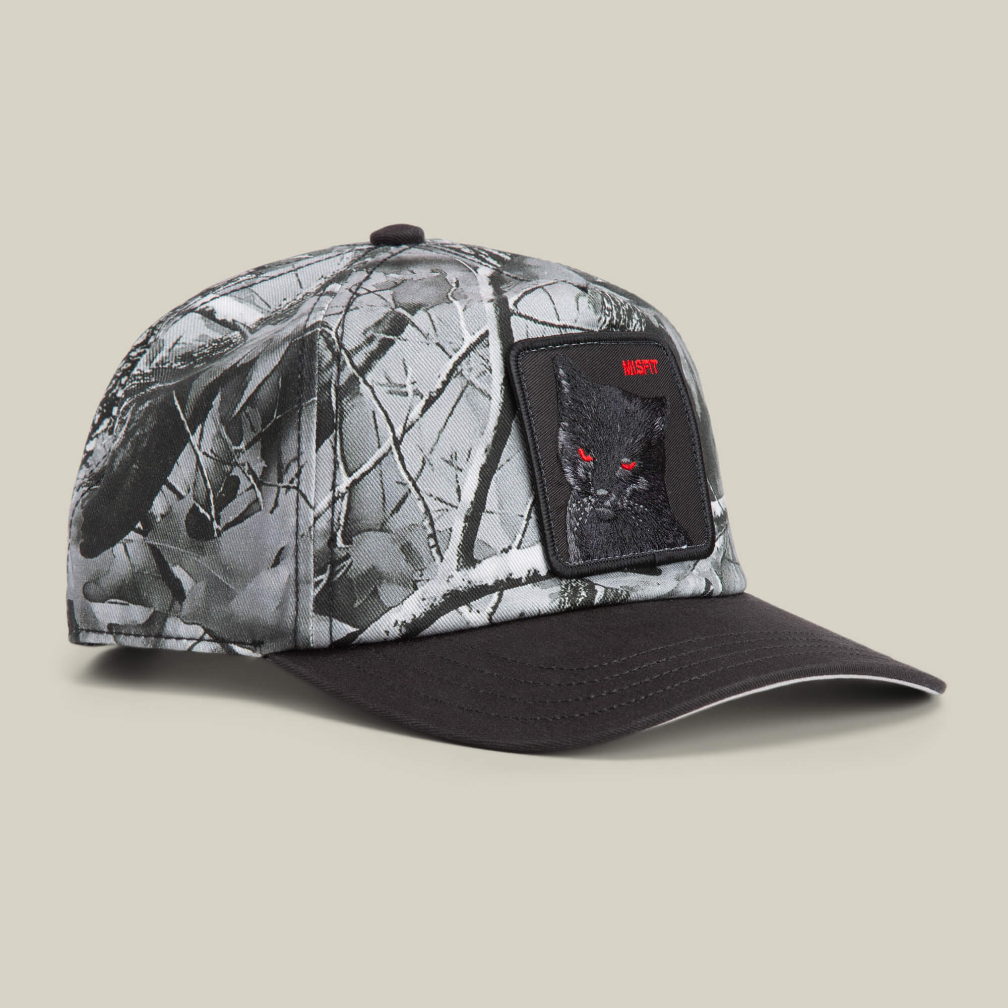 Goorin Misfit Camo Low Profile Trucker Hat, Void Camo, One Size