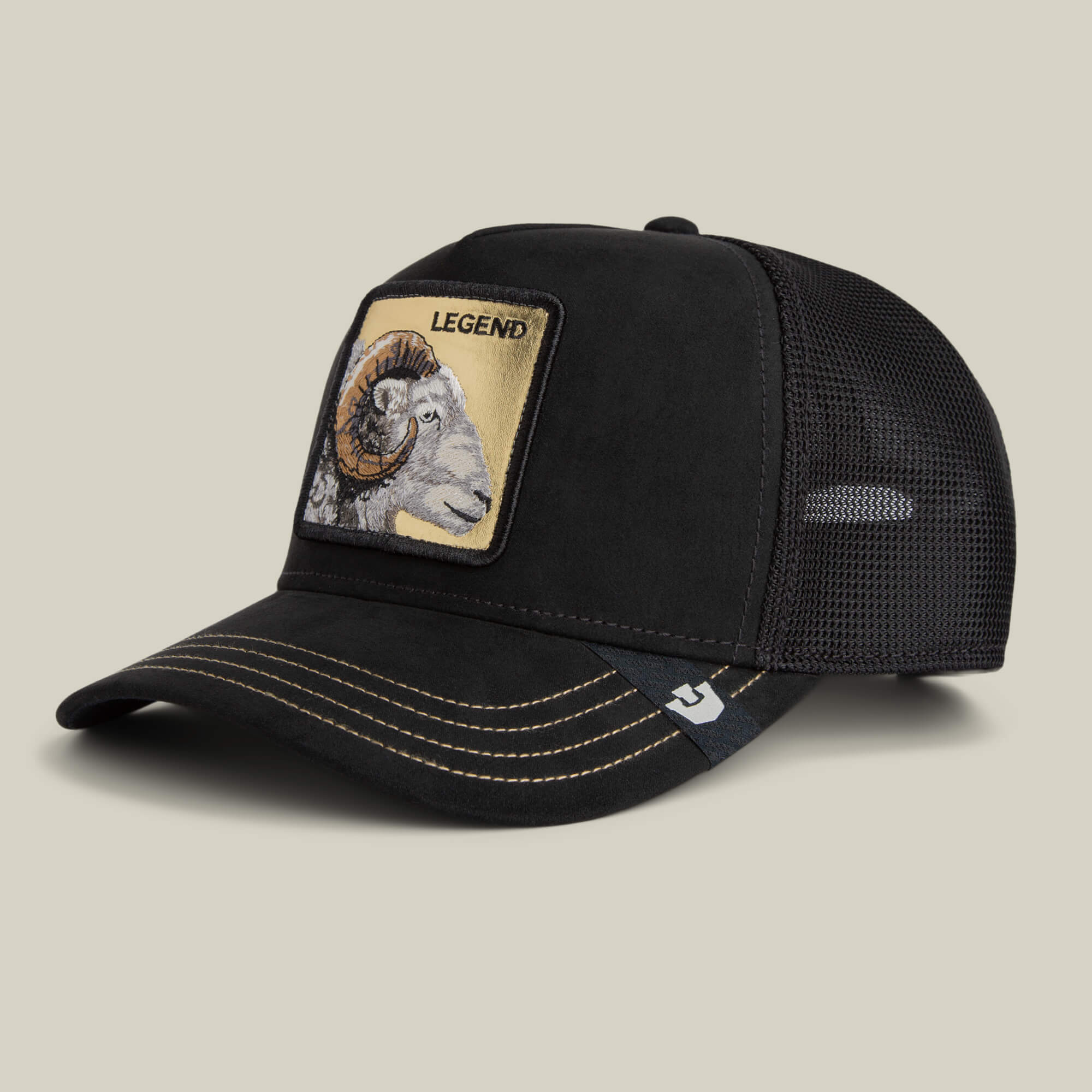 Goorin Bros. Golden Legend Void Trucker Cap, zwart, één maat Goorin Bros. Golden Legend Void Trucker Cap, zwart, één maat
