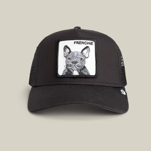 Goorin Bros Frenchie Dog Animal Farm Snapback Trucker Hat New Goorin Farm Trucker Baseball Snapback Hat Cap Frenchie  main image 2