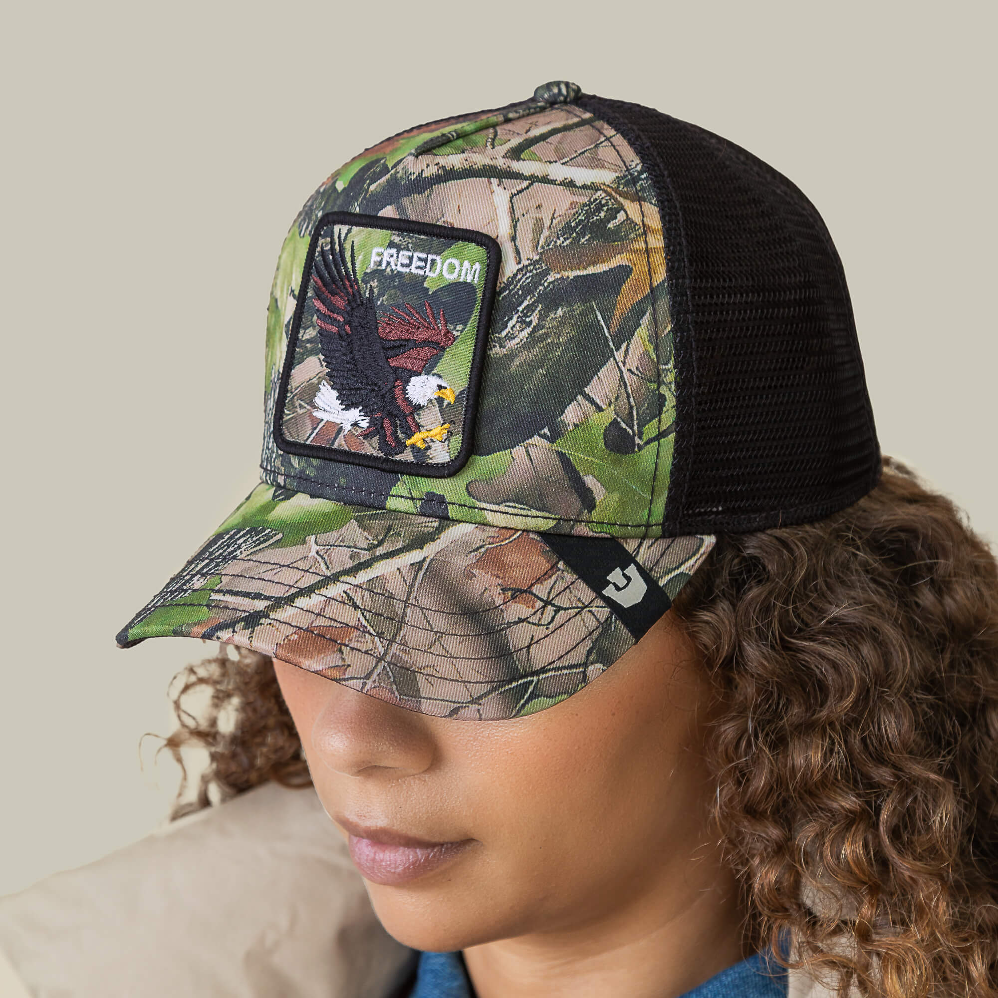 Goorin Camouflage Eagle Trucker Hat, One Size, Unisex – Goorin