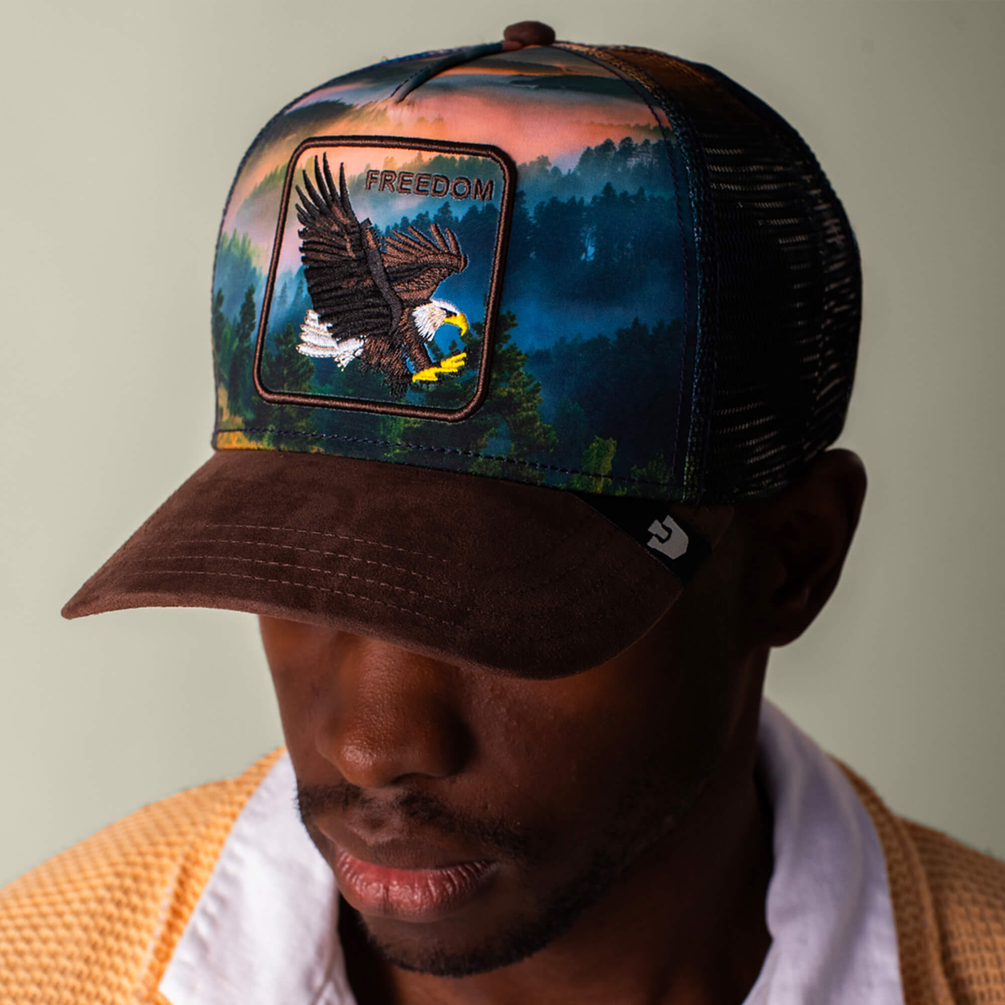 Alaska Eagle Blue Cap Sun Hat Headliners Blue Hats for Men | eBay main image 3