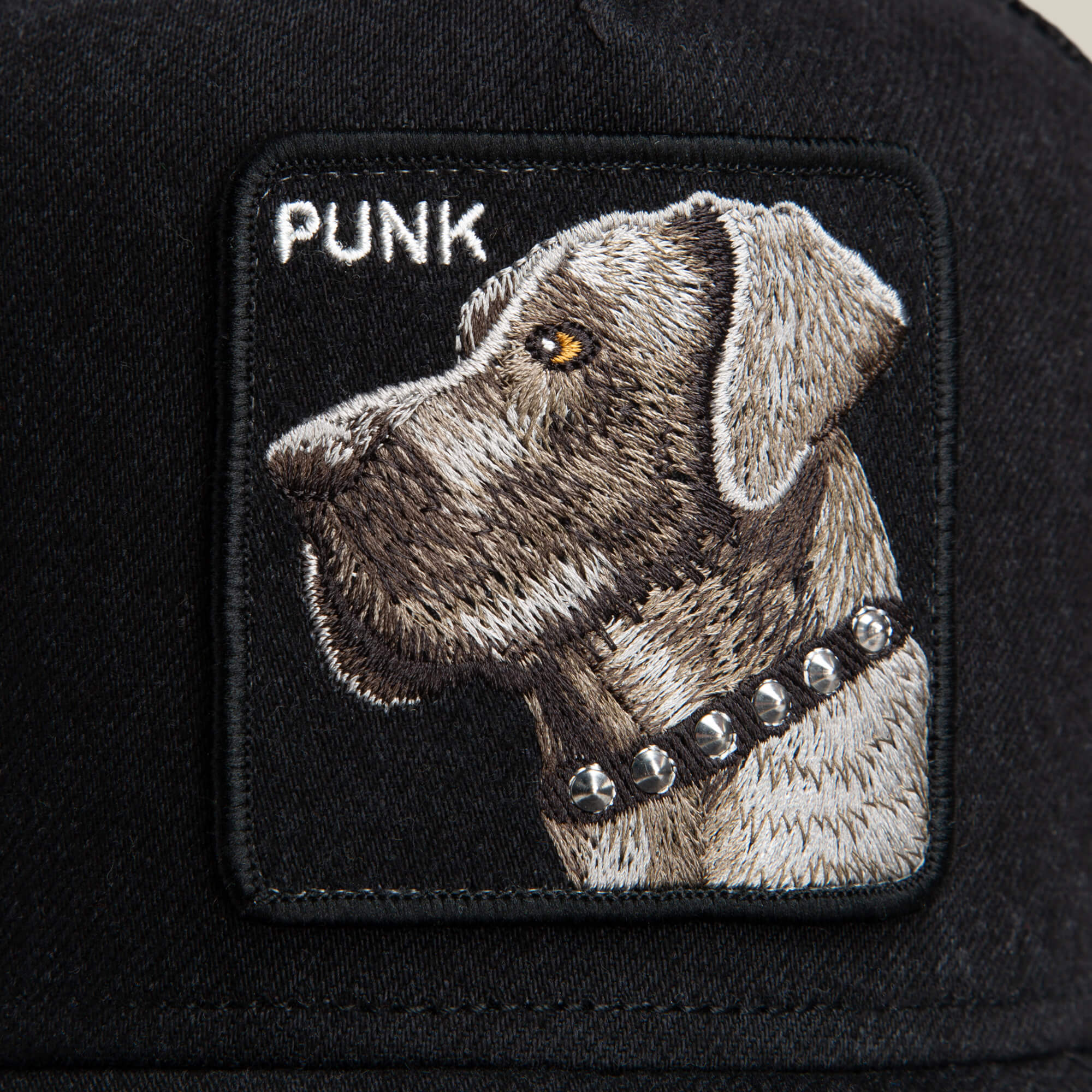 New punk leather rivet dog ear baseball gothic hat Wolf Ear Baseball Cap - Etsy main image 2