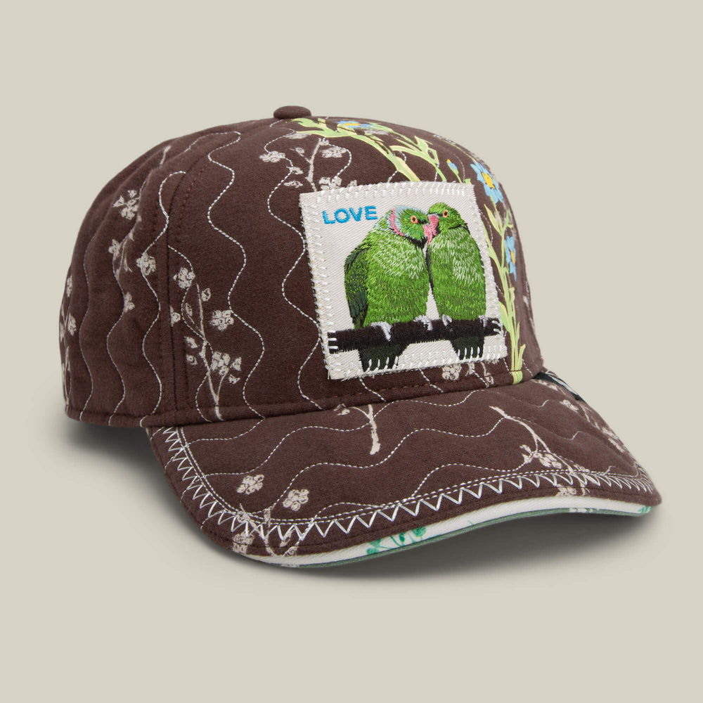 Goovin Brothers est 1895 Hat Cap 100%  Cotton Floral Panel One Size Smoke free Goorin Quiltbag Laugh Trucker Hat, Shade, 100% Cotton, One  main image 4