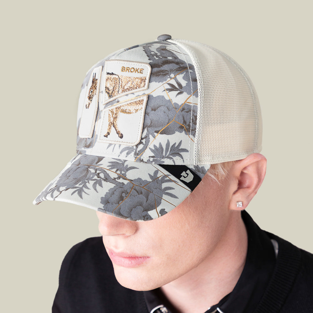 Goorin Break The Bank Trucker Hat, Chalk, % Polyester, One  display picture 1