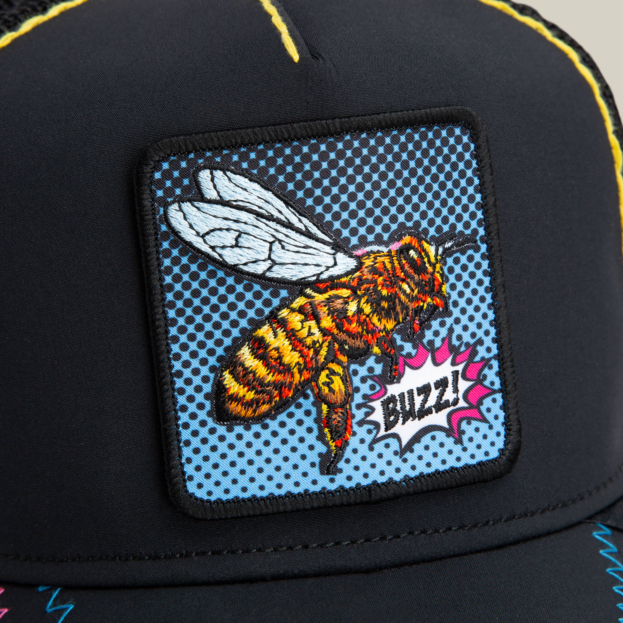 Goorin Oh Bee Hive Trucker Hat, Void, One Size, Unisex 
