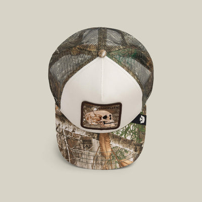 Goorin Bros Brown and Beige Cap Bae. Realtree edge camo Goorin Realtree Edge Bae Doe Trucker Hat, Camo, 57/43  main image 4