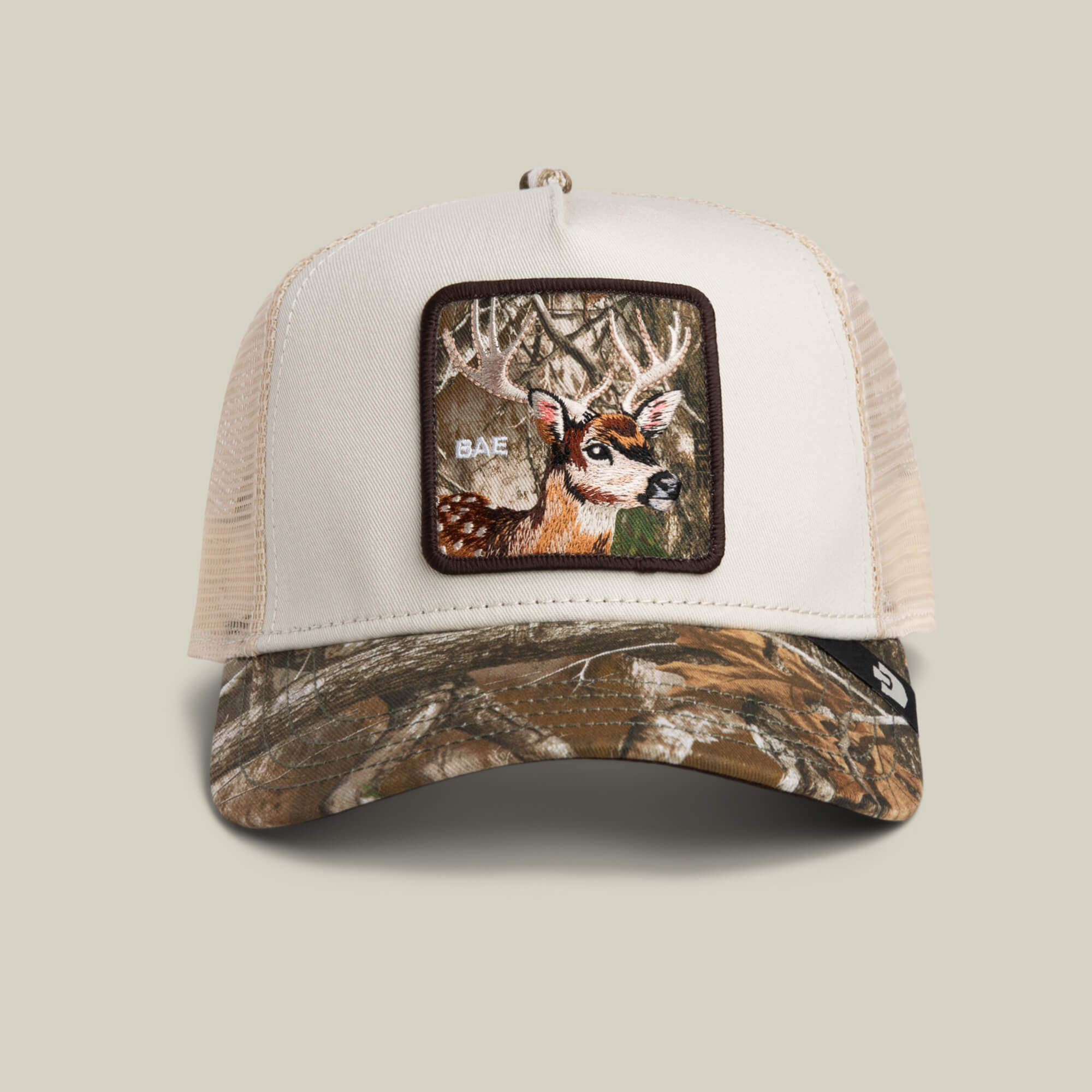 Goorin Realtree Edge Bae Doe Trucker Hat, Camo, 57/43 Polyester