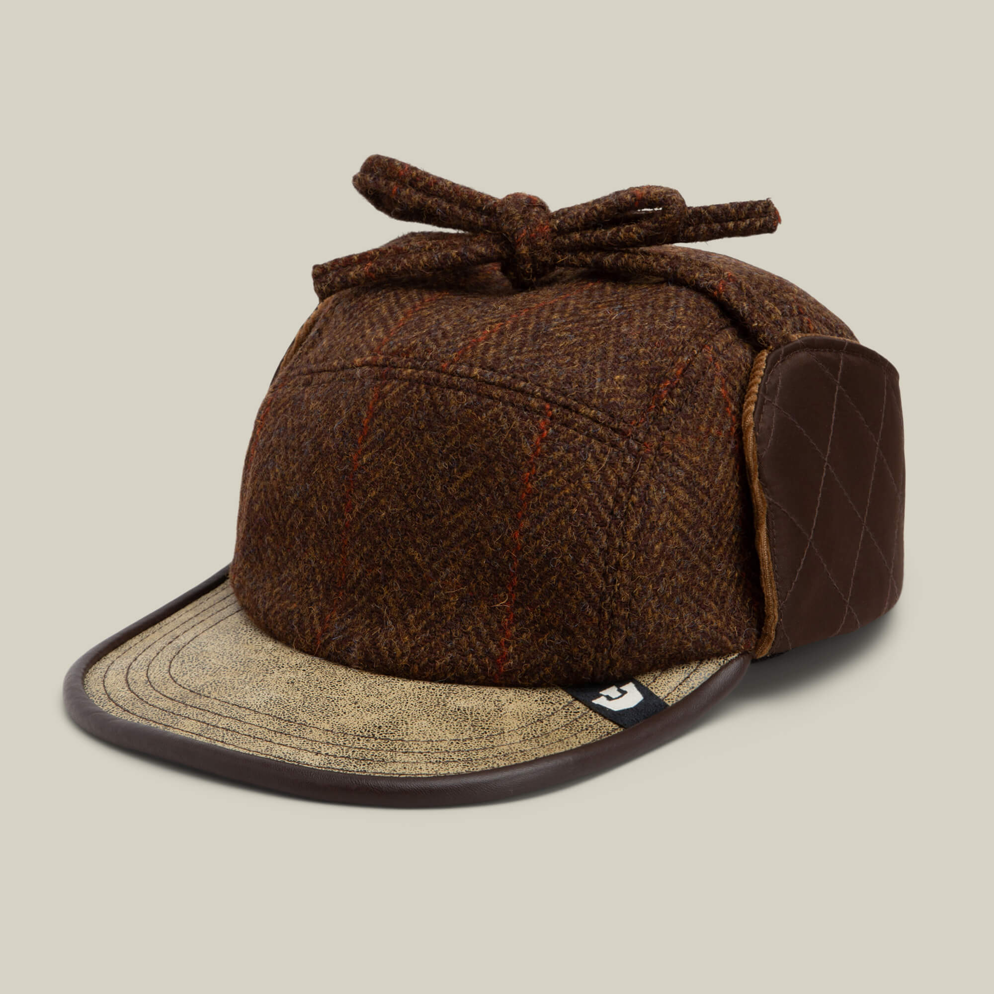 jackson napier Travelers Cap V3 茶色 Jackson Linen Driving Cap | Scotland House, Ltd.