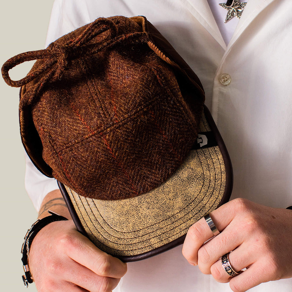 Goorin Frazier Lake Trapper Hat, 55/23/11/11 Wool Leather  display picture 1
