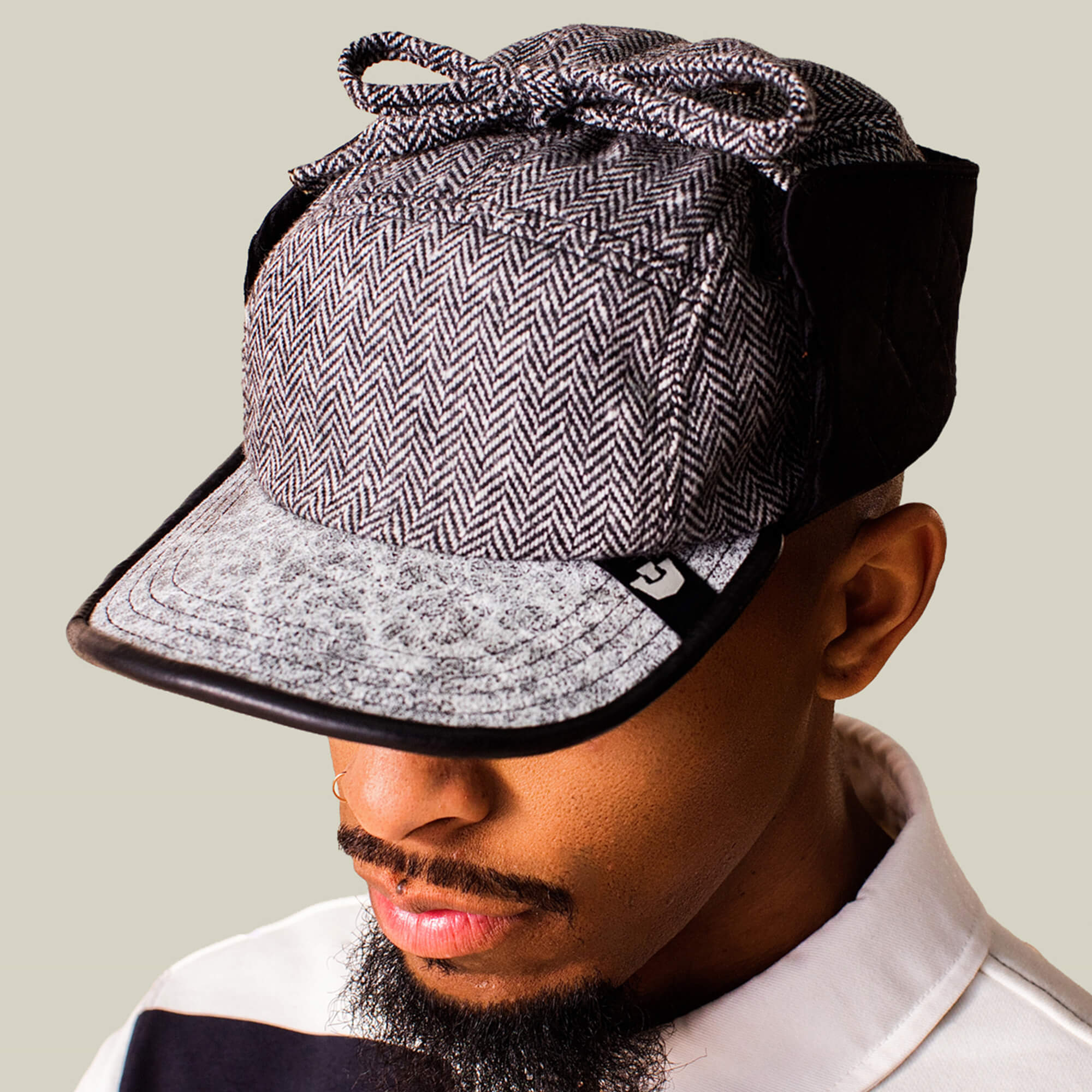 Goorin Frazier Lake Trapper Hat, 55/23/11/11 Wool Leather Cotton