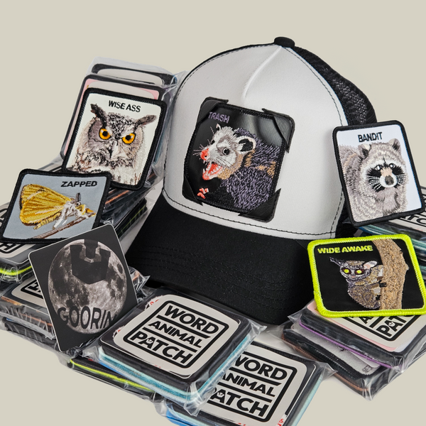 Nocturnal Patch Pack with GB Patch Corner Trucker - Black and White ...