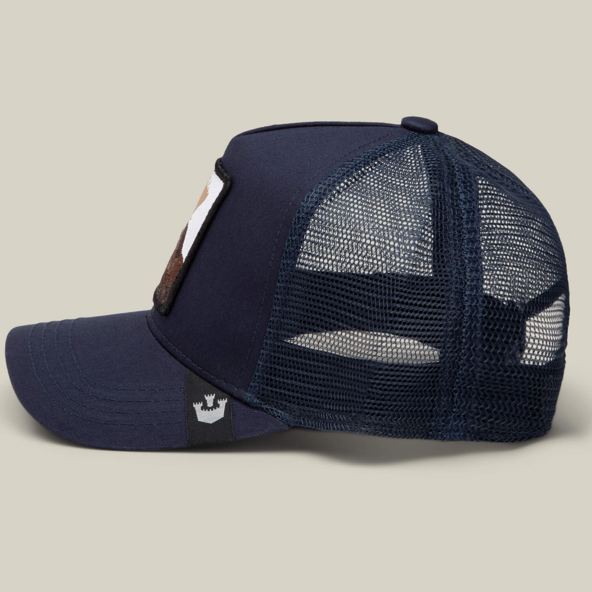 Goorin Karlsson Moose Limited Edition Trucker Hat, Navy, 57