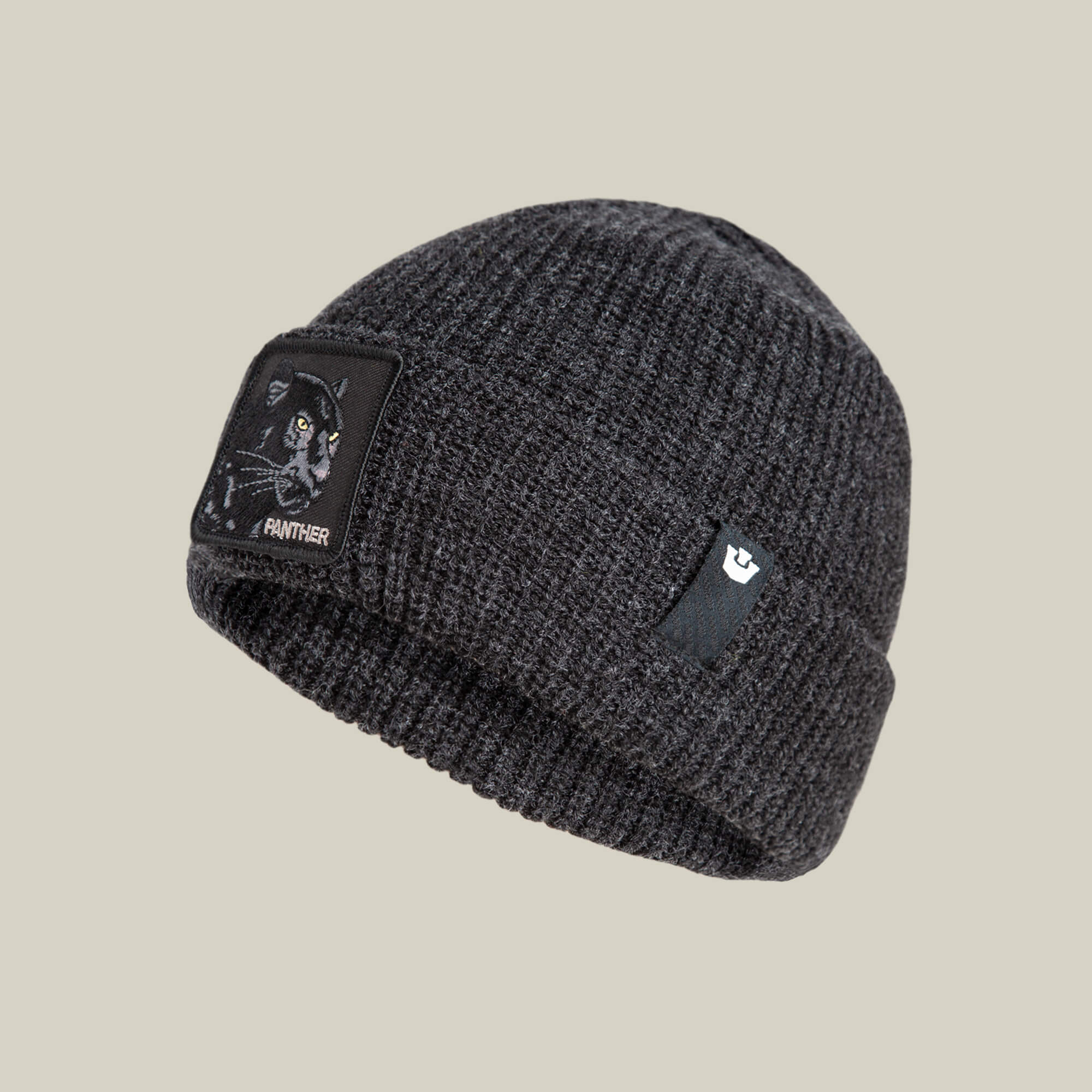 新品　GAKKIN G DYED MARBLE BEANIE Color Block Beanie // Charcoal and Marble – Alabaster Purl