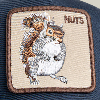 Goorin Bros Gray Squirrel Patch Hat Goorin Break The Mold Trucker Hat, Chalk, 100% Polyester  main image 3
