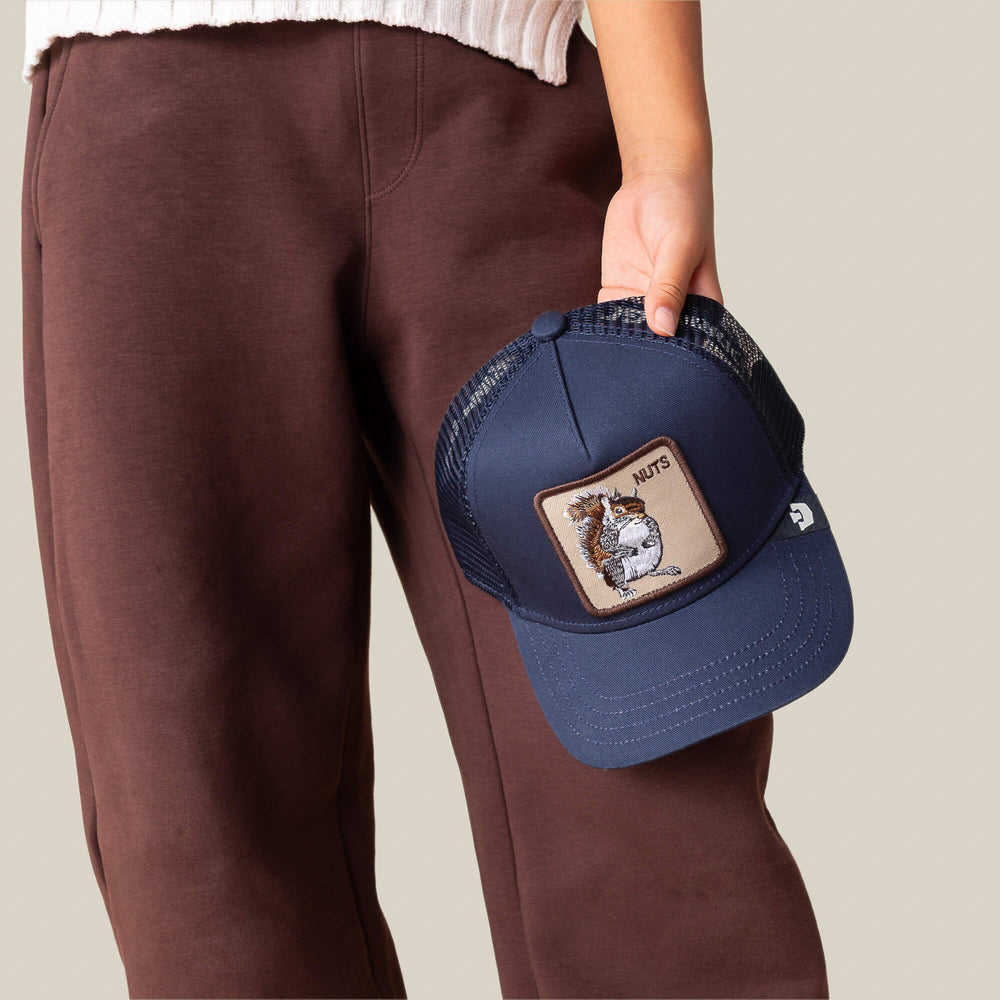 Goorin Nuts Mini Trucker Hat for Kids, Edge, One Size  display picture 3