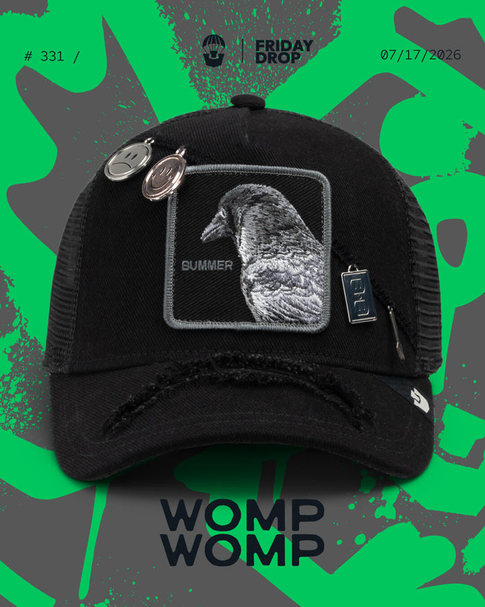 Goorin Bros Pure Mute Swan Trucker Hat. Undefiled Friday Drop. New in Box RARE SOLD OUT Goorin Bros “UNDEFILED” Pure Swan Floral  main image 3