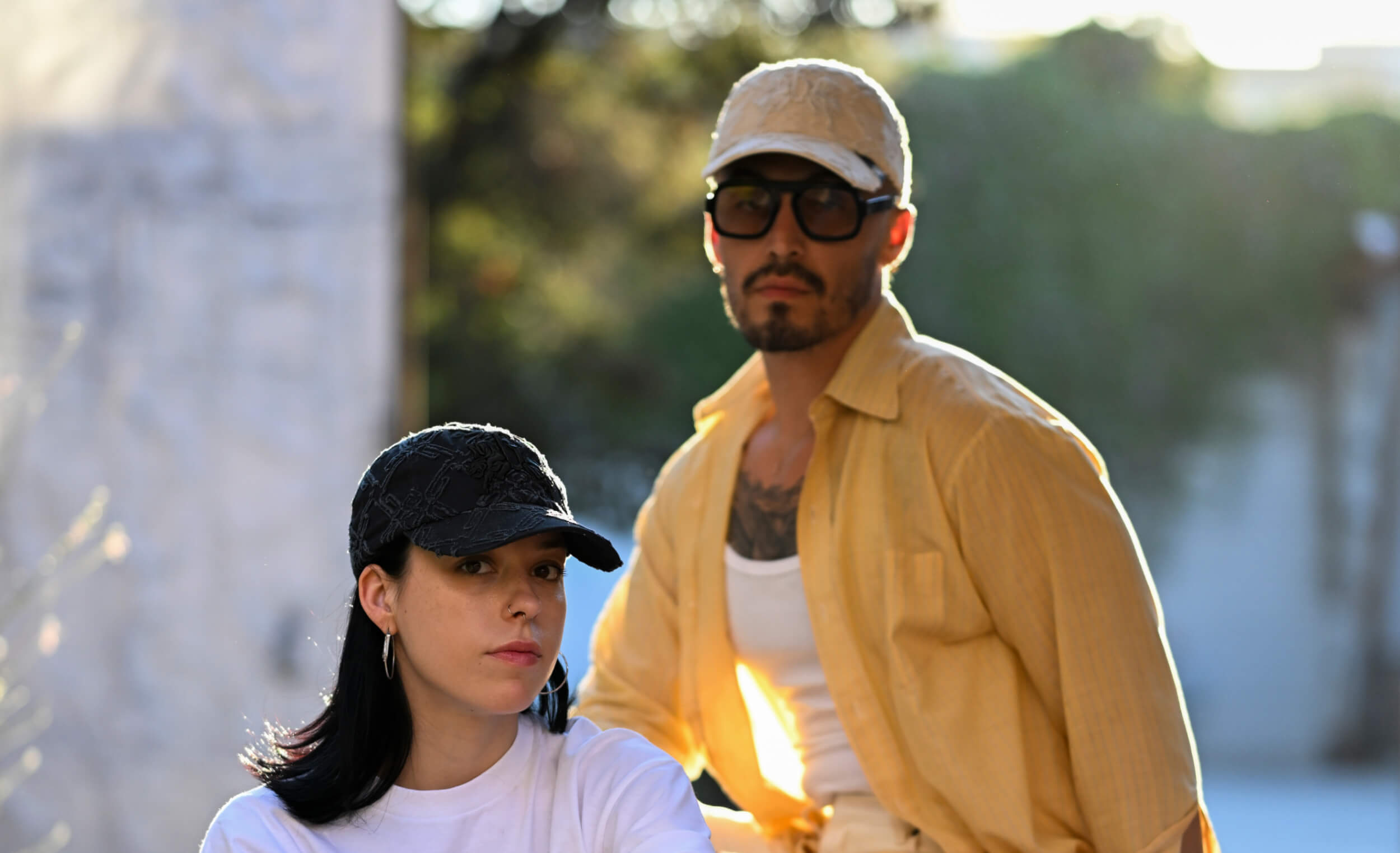 Future Baby Daddy Banner Image Featuring A Man and Woman wearing Future Baby Daddy Papa Cap