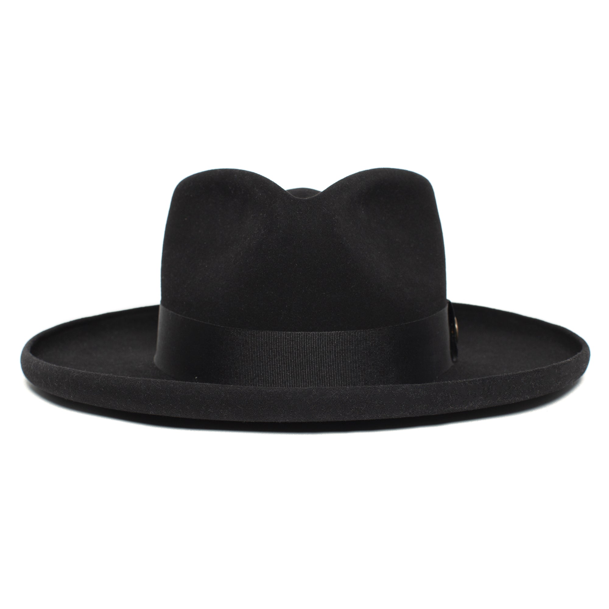 Goorin Colonel Pierce Fedora Hat in Chocolate/Black, Size 2XL